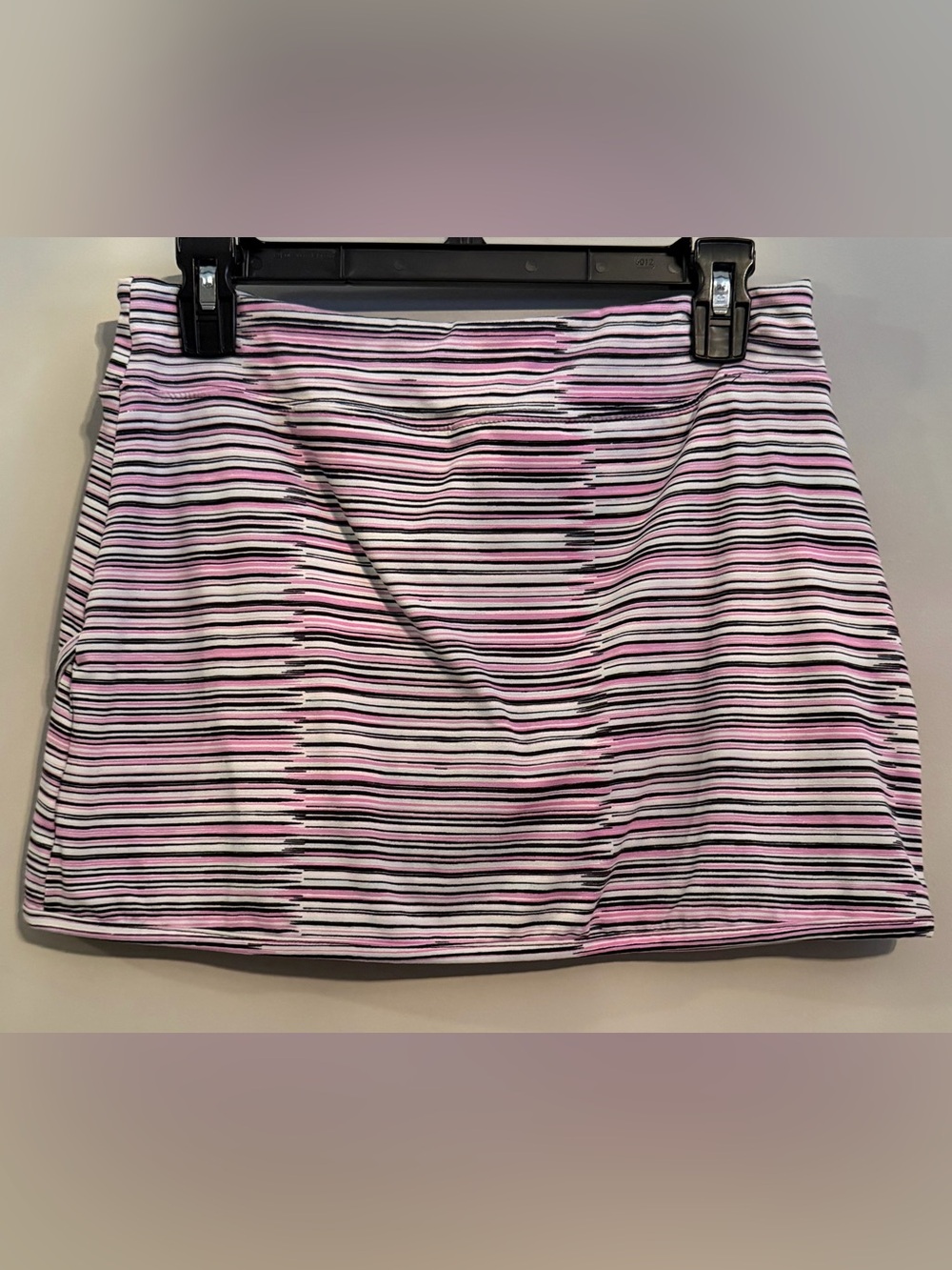 Soybu Pink and White Striped Mini Skirt Size S - Picture 4 of 7